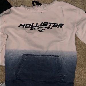 Pink and blue boys hollister hoodie